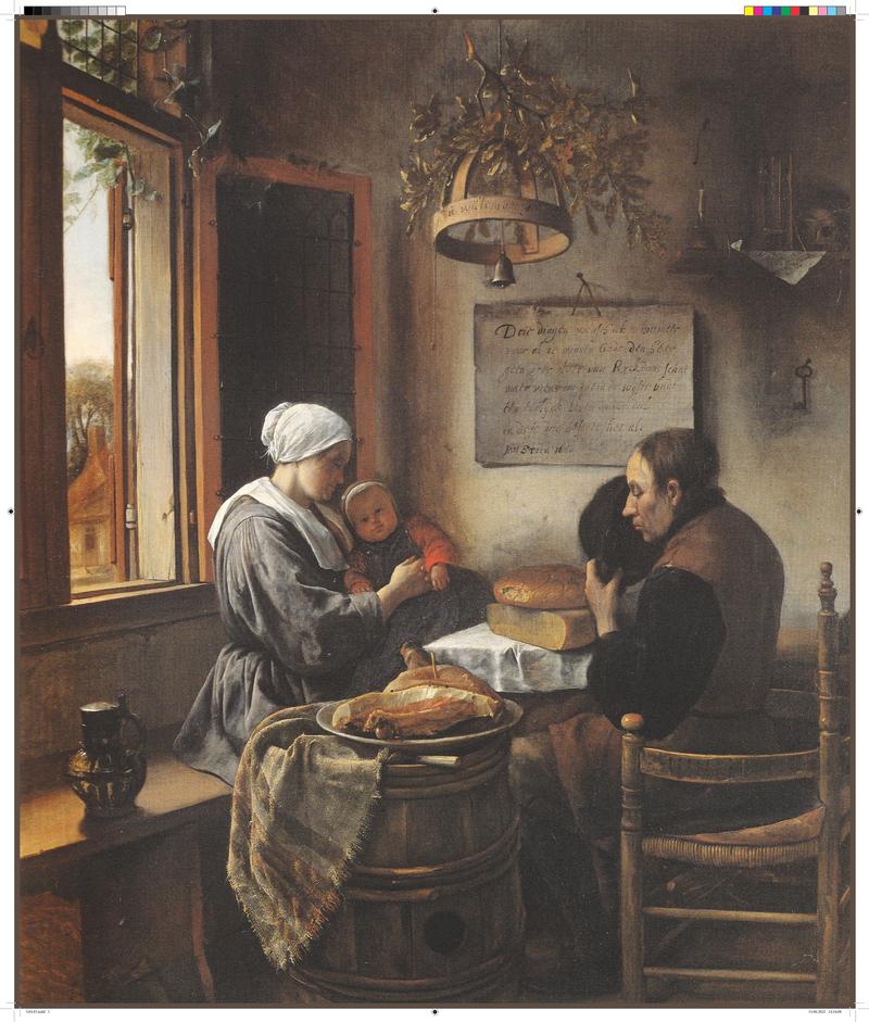 Jan Steen, Das Tischgebet, 1660
