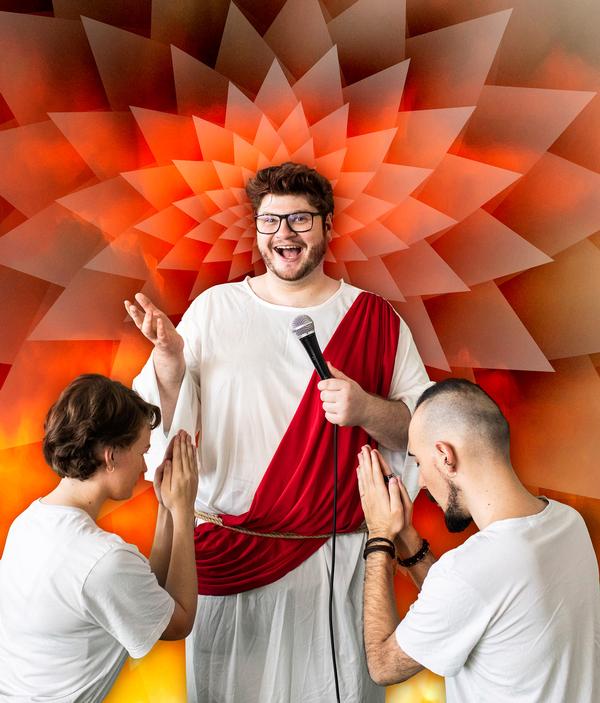 Jan Philipp Zymny stellt sein Programm „Quantenheilung“ vor