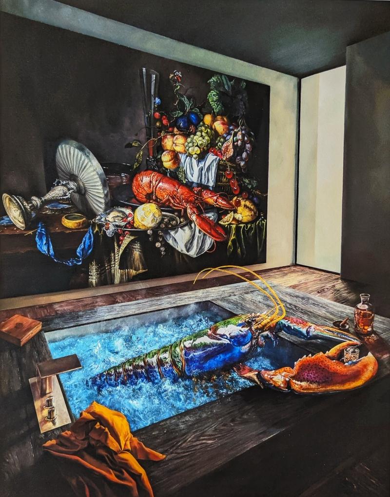 Jonathan Ouisse, Edge of Eden III, Giclee, 57x45-60x48cm