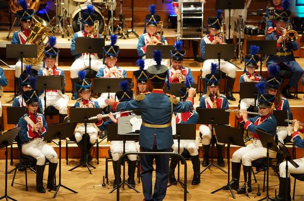 Der Jugendmusikkorps der Stadt Bad Kissingen eröffnet das Musikfestival