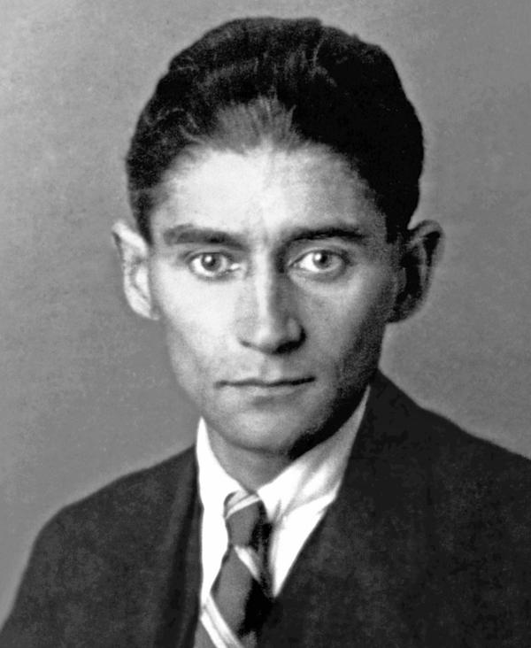 Die letzte bekannte Aufnahme des tschechischen Schriftstellers Franz Kafka, vermutlich im Jahr 1923 aufgenommen.