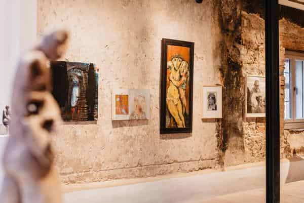 Blick in die Ausstellungsräume