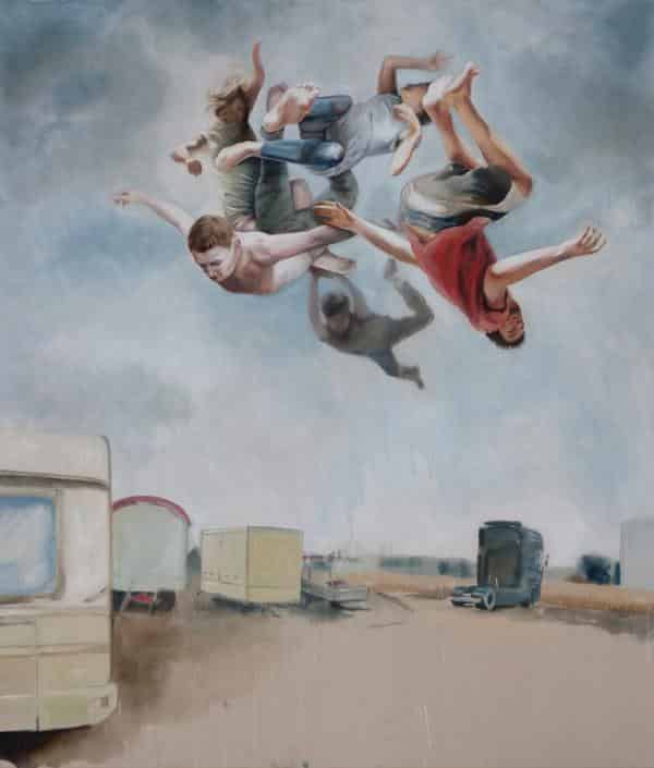Ballung, 2018, Öl auf Leinwand, 200x170 cm