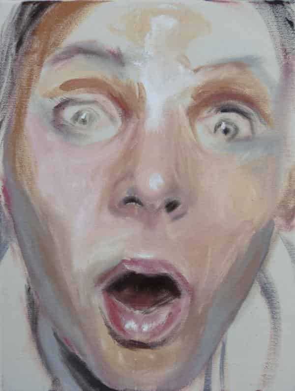„OMG“, 2018, Öl auf Leinwand, 40x30 cm