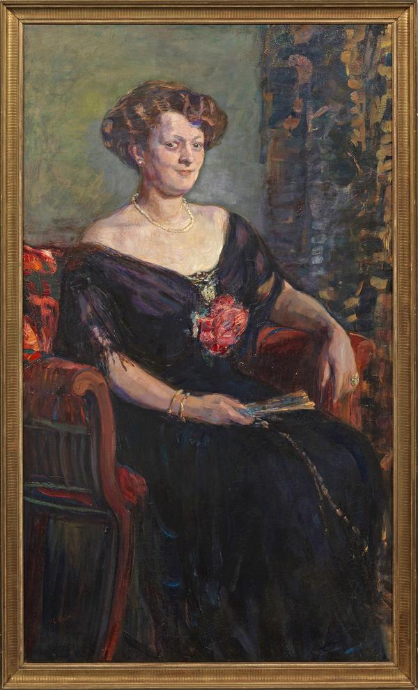 Dora Hitz, Eugen Spiro, Öl auf Leinwand, um 1895, Privatsammlung in Berlin