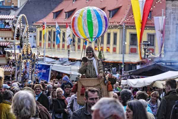 Impressionen vom Korbmarkt