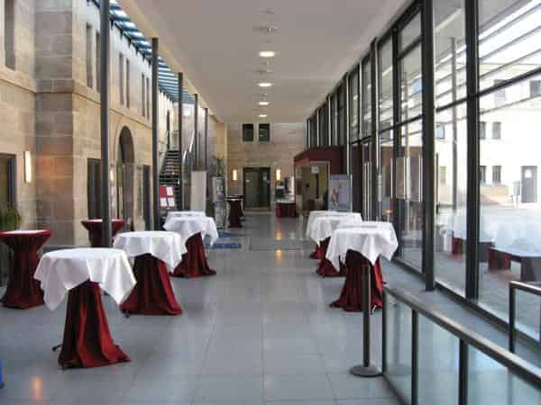 Das Foyer des Kulturforums Fürth