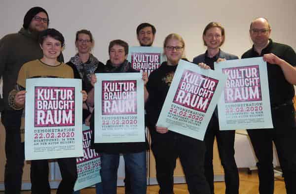 Die Organisatoren/Unterstützer der Demonstration