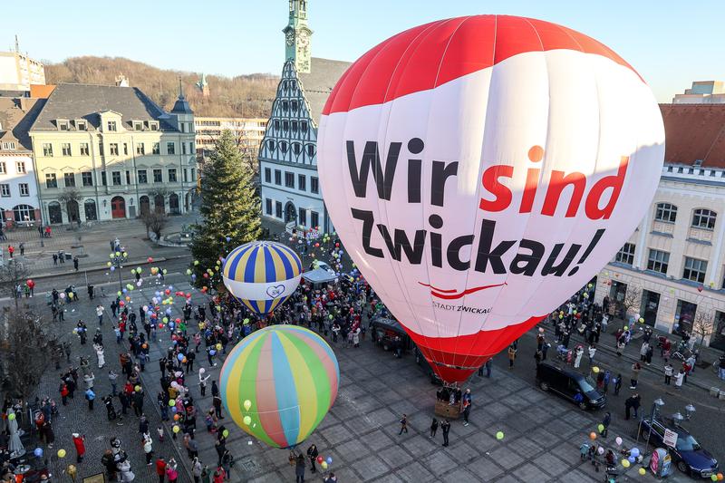 Im Januar eröffnete die Stadt Zwickau das Kulturhauptstadtjahr 2025 mit einem KulturTREFF im Zwickauer Rathaus