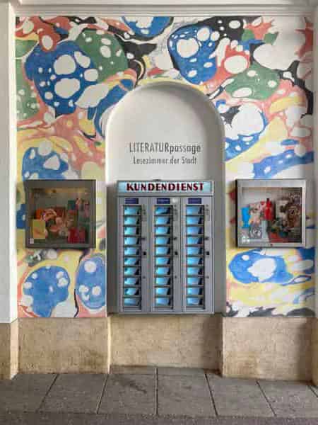 Literaturautomat im Wiener Museumsquartier
