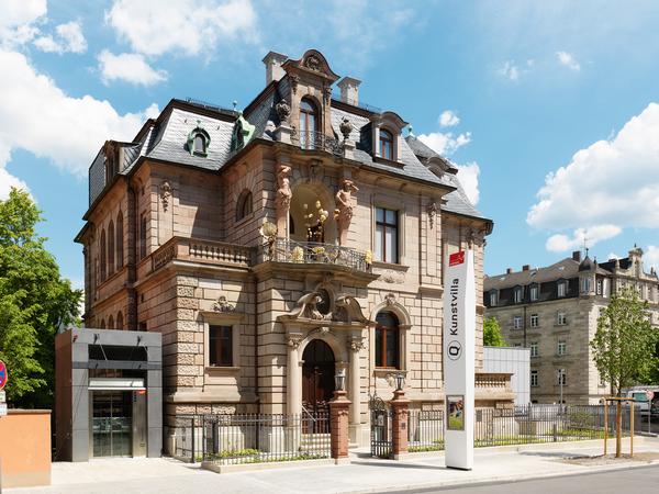 Die Kunstvilla in Nürnberg in der Außenansicht, Foto
