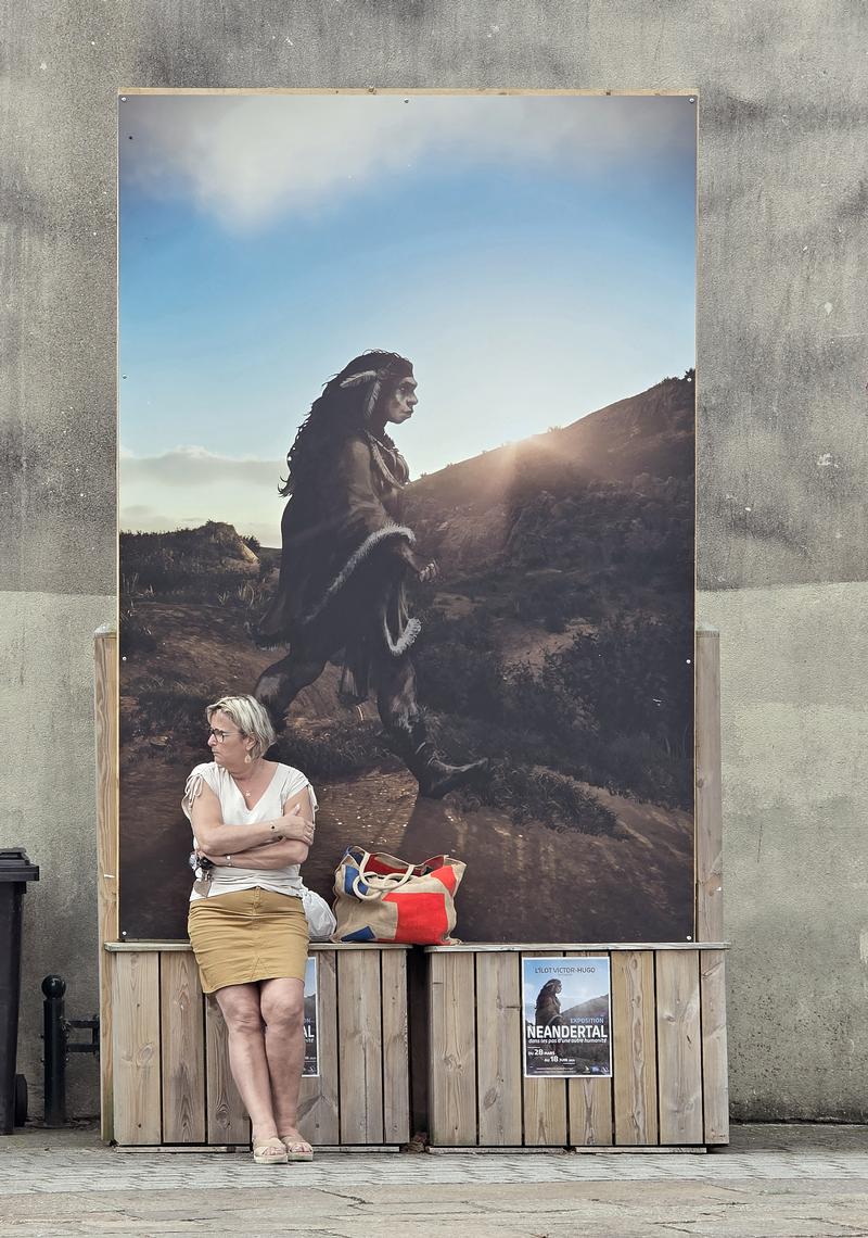 Andrea Legde, Une autre humanité?, Fine Art Print auf Dibond, 42 x 29,5 cm, 2025
