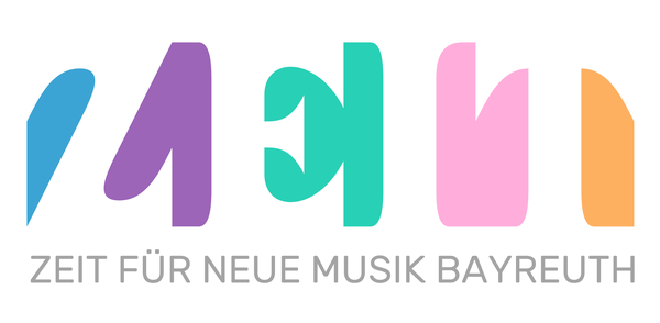 Das Logo des Festivals „Zeit für neue Musik“ in Bayreuth