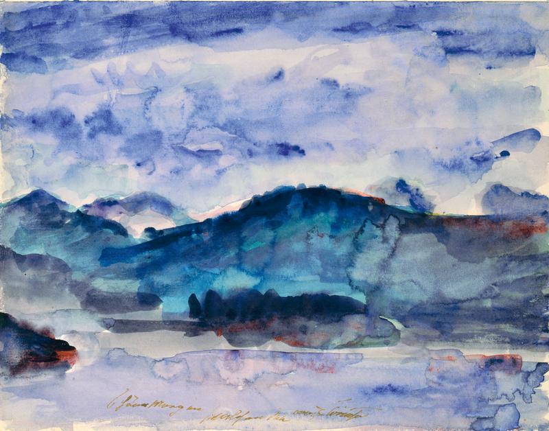Lovis Corinth, Schöner Morgen am Walchensee, 1919