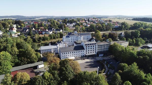 Das Porzellanikon in Selb von oben