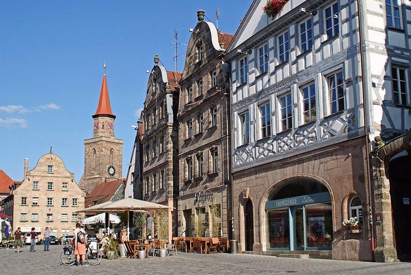 Der Marktplatz in Fürth