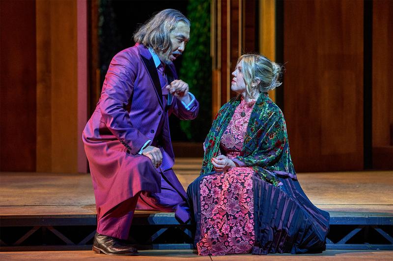 Die Meistersinger von Nürnberg, II. Aufzug, Jongmin Park (Veit Pogner), Christina Nilsson (Eva)