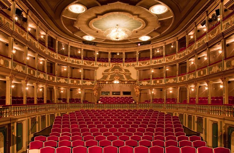 Der Saal des Markgrafentheater Erlangen