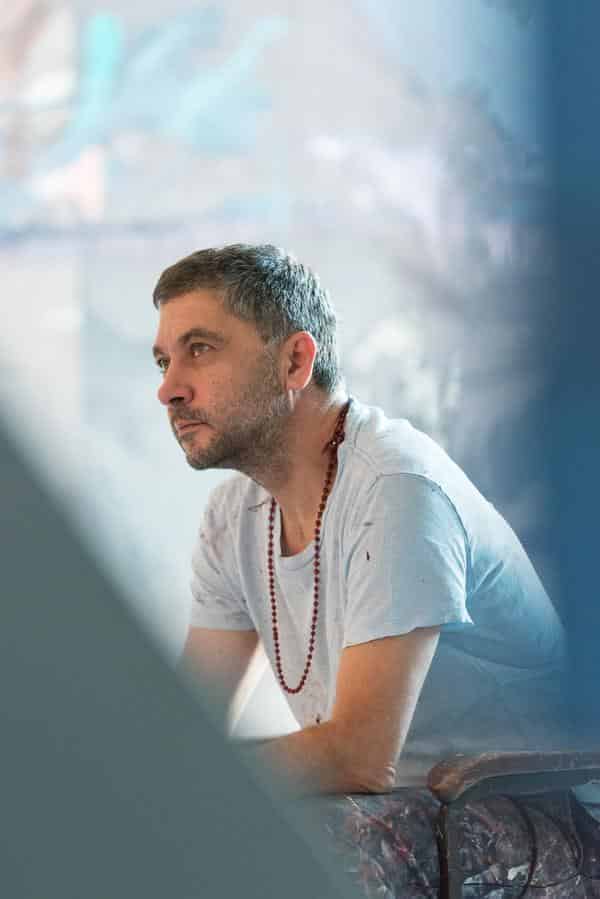 Der Künstler Michael Müller im Courtesy Studio Michael Müller, Berlin. Er stellt im Städel in Frankfurt und im Kulturspeicher in Würzburg aus.