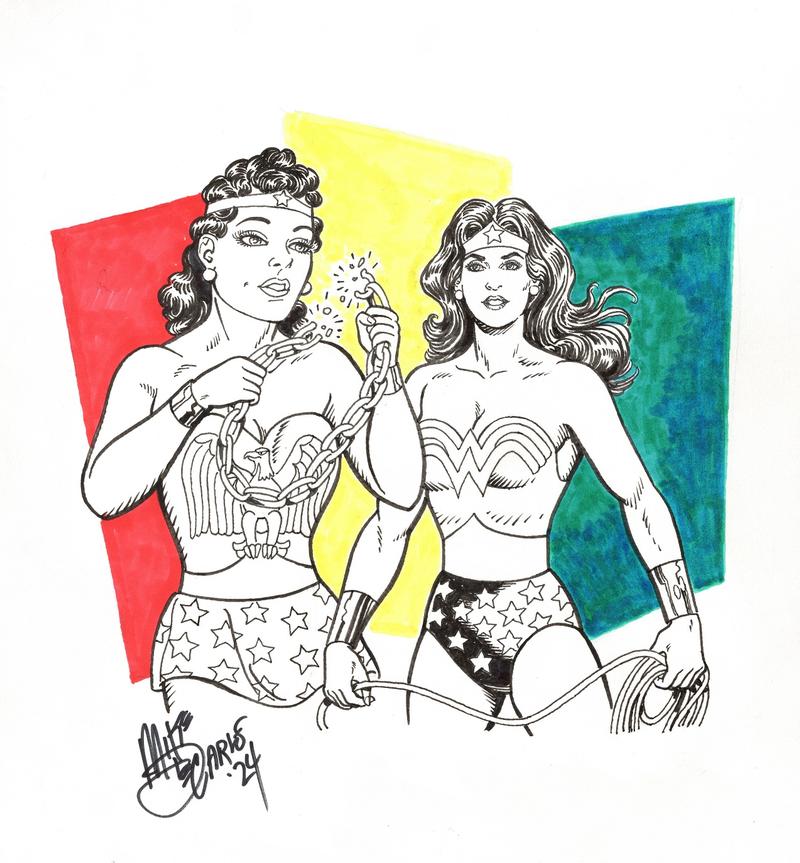Mike De Carlo „Wonder Woman illustration“