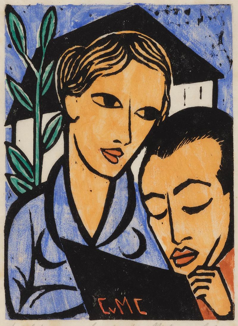 Constantin von Mitschke-Collande, Liebespaar, 1920, Privatsammlung