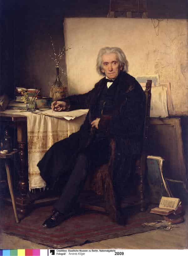 Leon Pohle: Bildnis des Malers Ludwig Richter, 1880, Öl auf Leinwand, 101 x 75 cm © Staatliche Museen zu Berlin, Nationalgalerie Foto: Staatliche Museen zu Berlin, Nationalgalerie