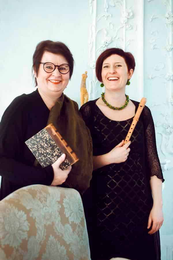 Odysseus: das Duo MYsik fANtasTIK. Caroline Hausen (Flöten) und Christine Hausen (Stimme).