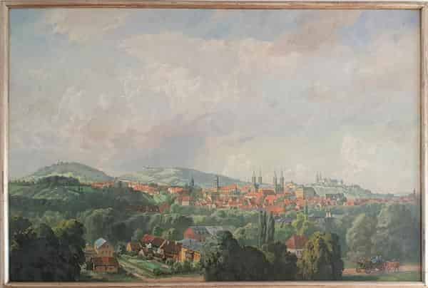 Fritz Bayerlein_Stadtansicht von Bamberg 