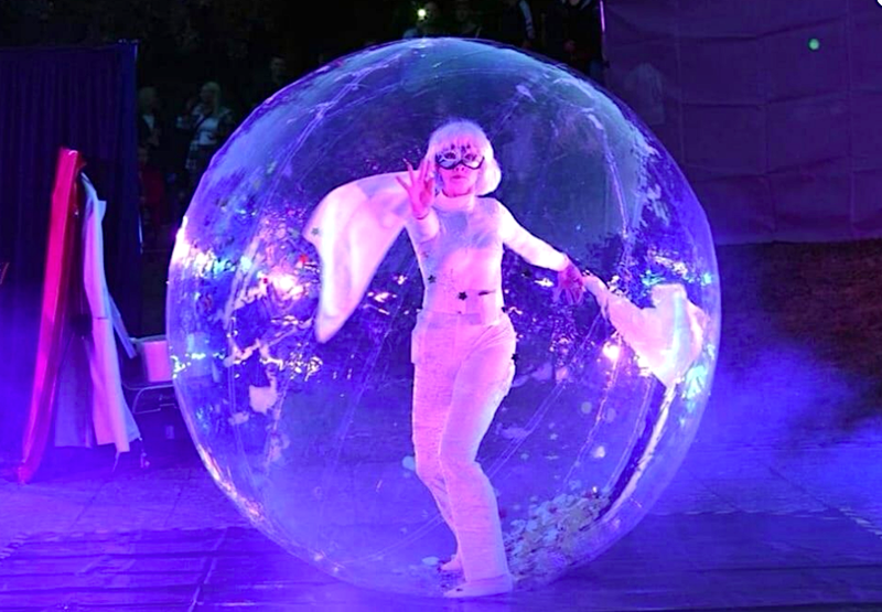 Fantasy Globe bei der „Nacht der Kultur“