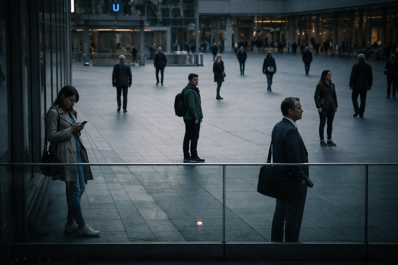 Nebeneinander ohne Begegnung: Eine Gegenwart, in der Konflikte nicht mehr ausgetragen, sondern ausgehalten werden