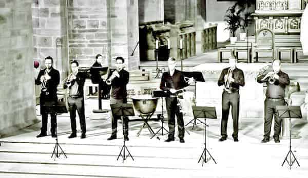 Ensemble des „Trompetenspektakels“, Konzert am 15.10.2020