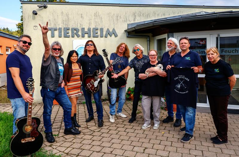 Die „2. Night of 100 Guitars“ sammelt Spenden für das Feuchter Tierheim