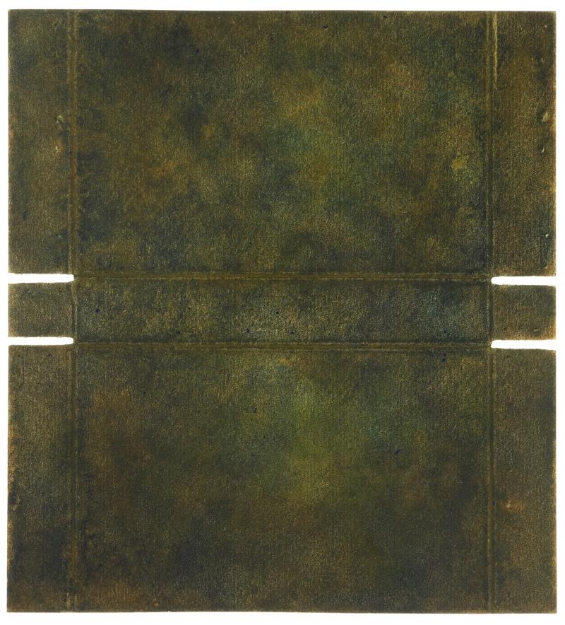 Noch nie Gesagtes II, 2023, Tusche auf Pappe, 27,2 x 24,8 cm