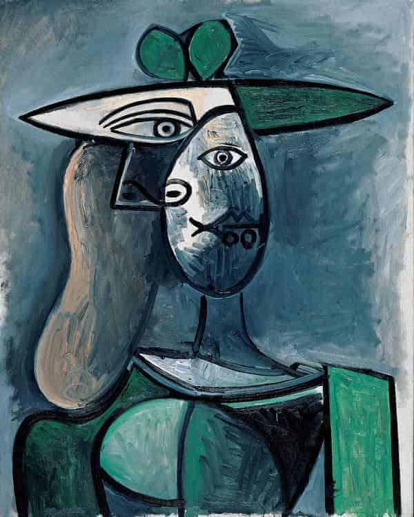 Pablo Picasso: Frau mit grünem Hut, 1947, Öl auf Leinwand