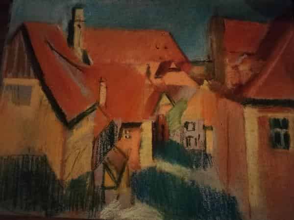 Werke von Osterhold Heiseke-Welker in der Sonderausstellung „Aussichten“.