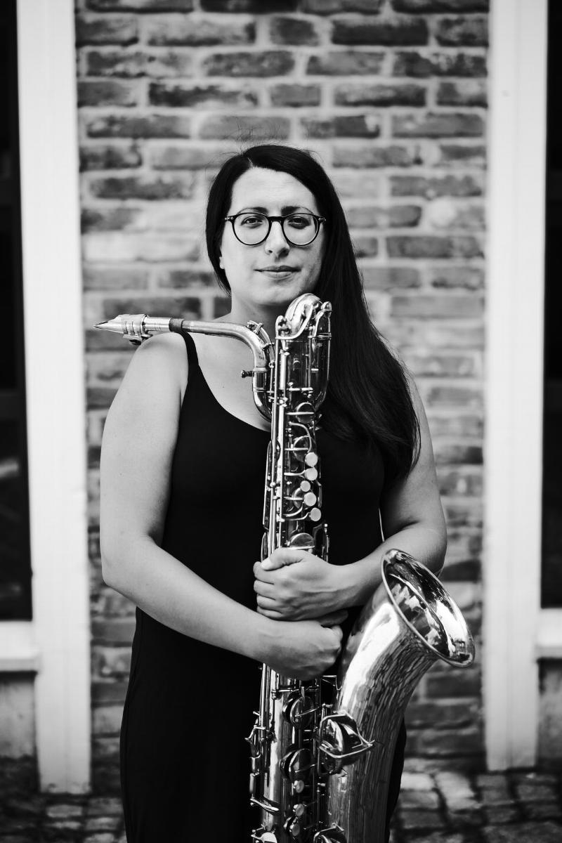 Saxophonistin Paulina Owczarek