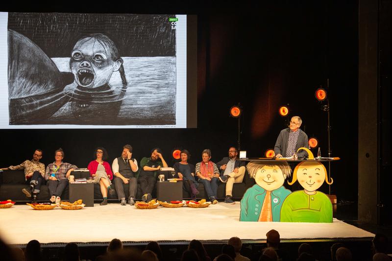 Preisverleihung im Markgrafentheater; Moderation mit Christian Gasser