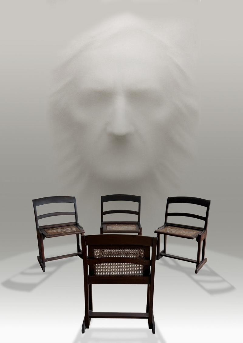 50/150 - Utopie und Echo | Positionen: &bdquo;Mein Mann das bin hier ich&ldquo;, Performance der studiob&uuml;hne bayreuth in der Ausstellungshalle des Richard Wagner Museums