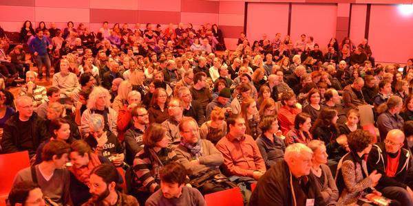 Im Saal des Zentrum in einer Pause während eines kontrast Filmblocks