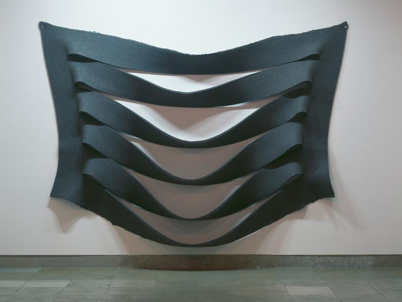 Robert Morris: Grey Felt, 1973, Filz