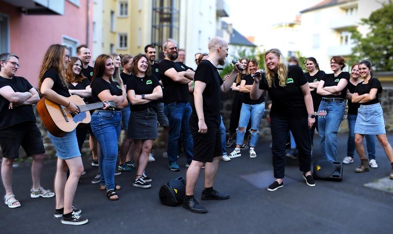 Der Würzburger Chor rockIN tritt bei der Nacht der Kultur auf