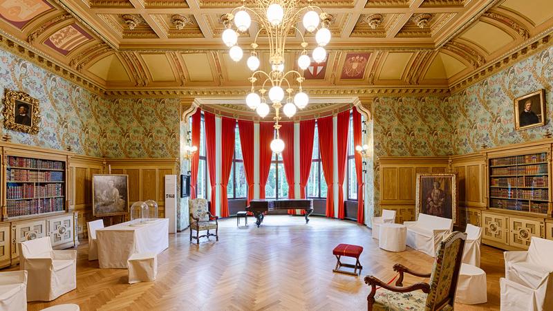 Der Wahnfried Saal im Haus Wahnfried