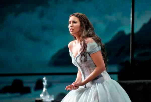 Nadine Sierra in the title role of Lucia di Lammermoor