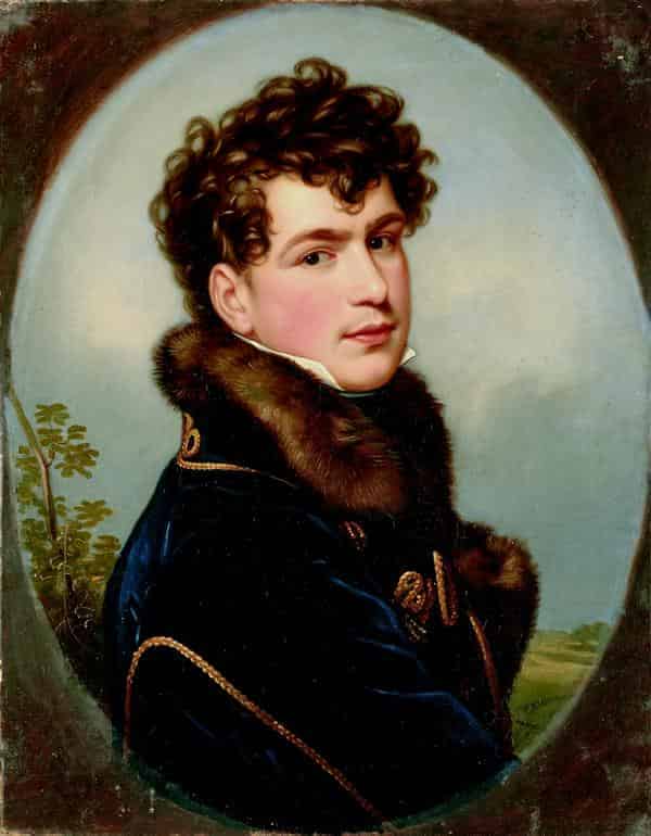 Joseph Karl Stieler: Prinz Karl von Bayern in Husarenuniform, 1816, Öl auf Leinwand, 69 x 55 cm, Museum Georg Schäfer, Schweinfurt