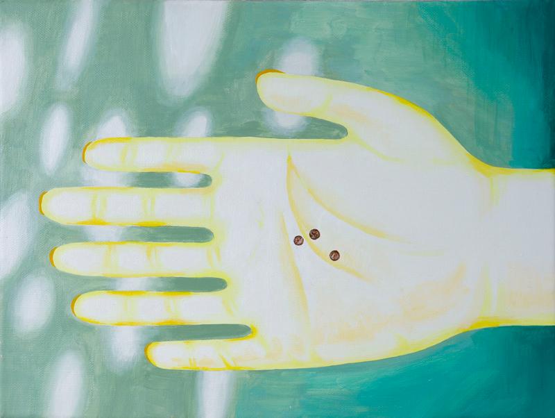 Seungyeon Jo, Trinkgeld, 2026, Acryl auf Leinwand, 40 x 30 cm