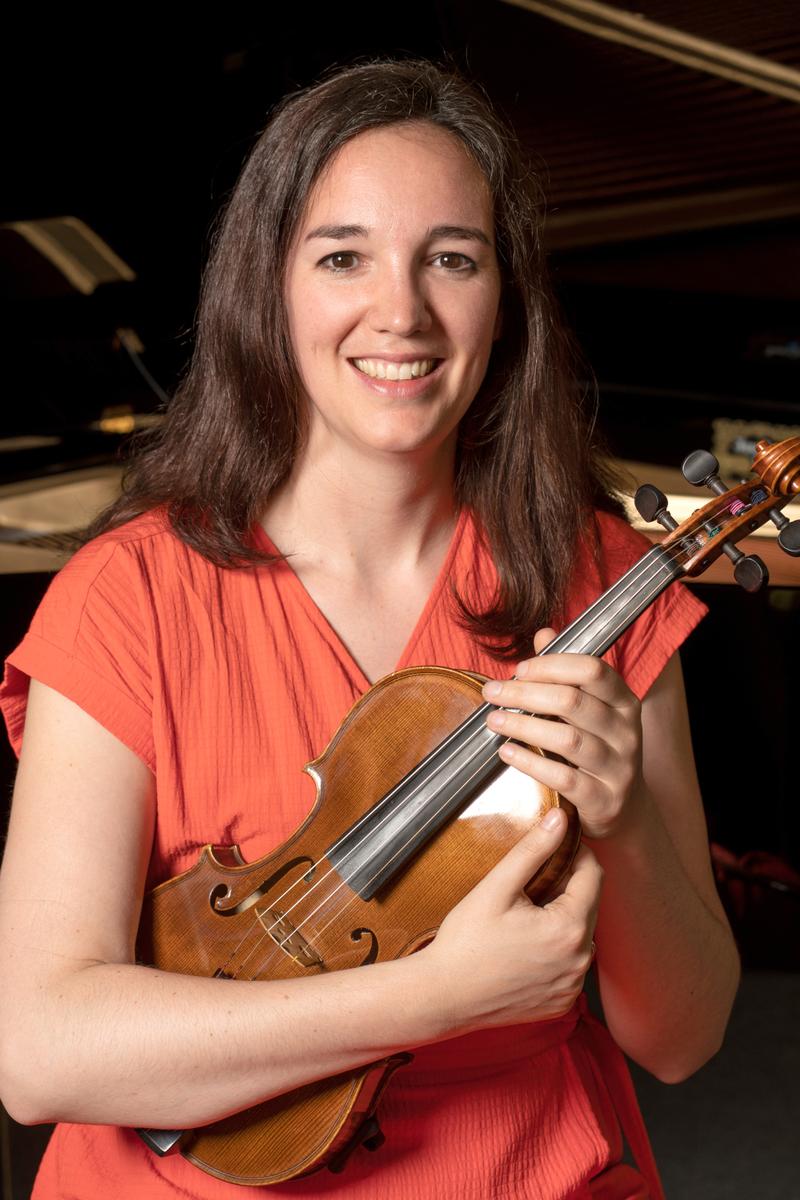 Die Violistin Franziska Gosses
