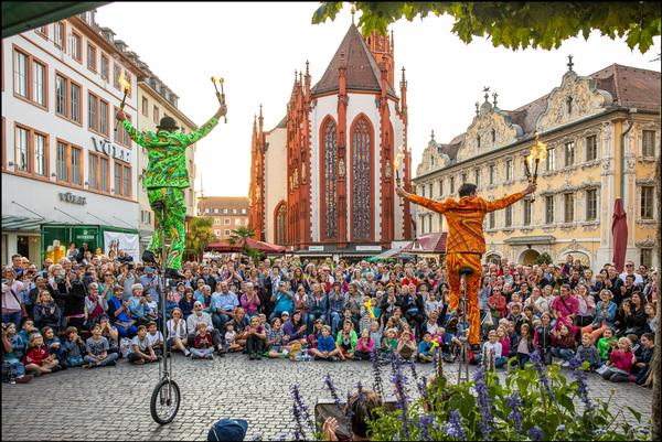 Das Straßenmusikfestival in Würzburg