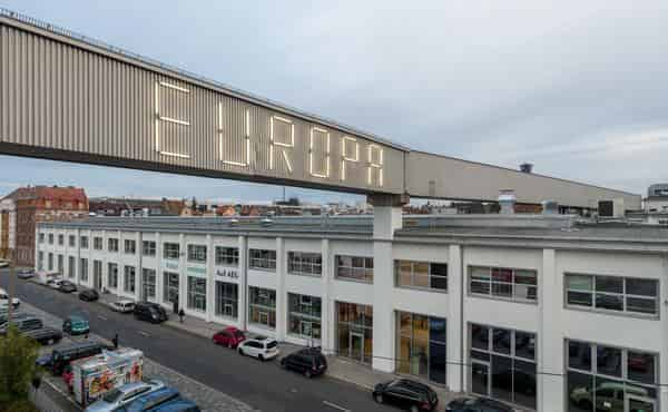 EUROPA-Installation aufAEG, 2018