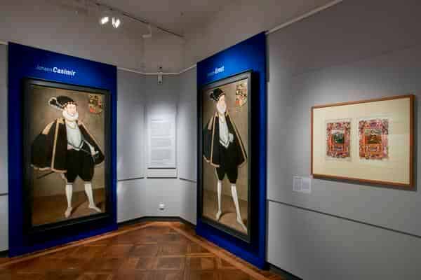 Blick in die Studioausstellung „Bilder der Eintracht“