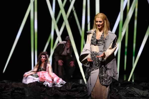 Telemaco am Theater Erfurt | Candela Gotelli, Julian Freibott, Evelina Liubonko 